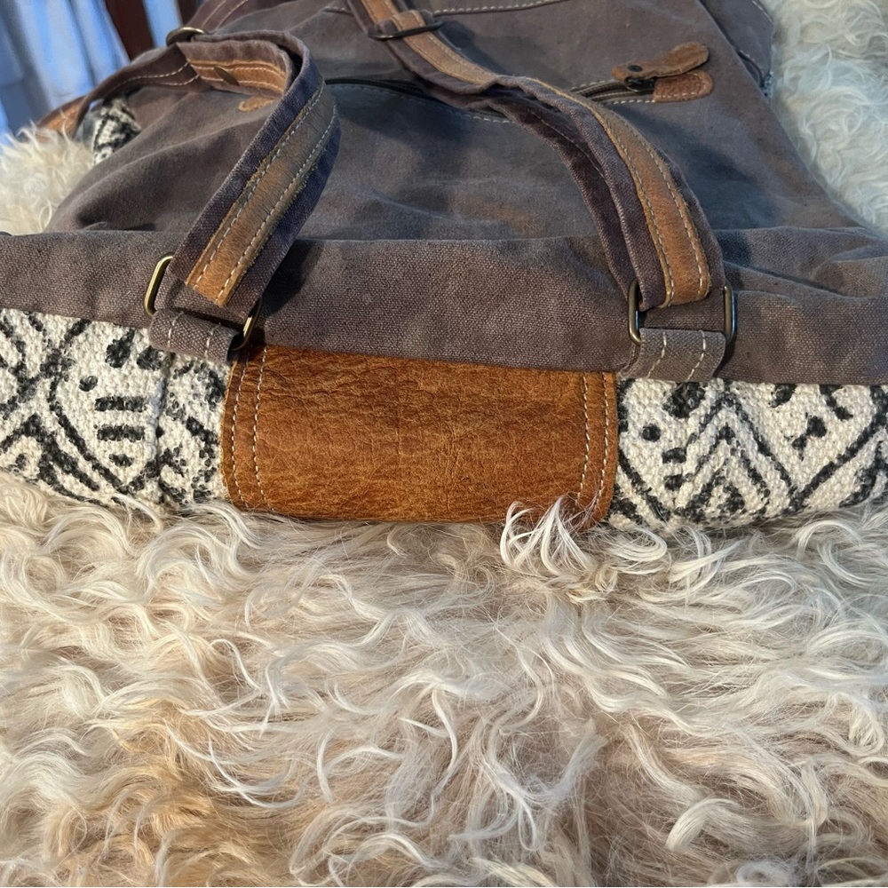 Myra Oriental Cowhide Backpack - image 6